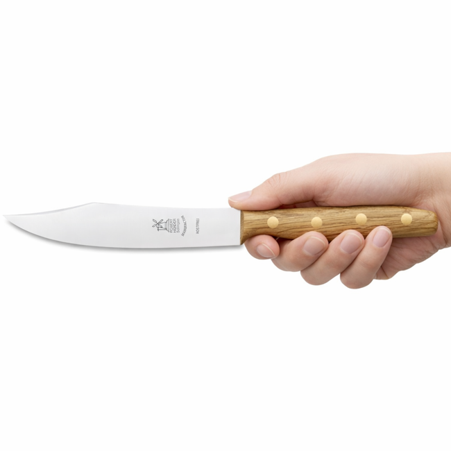 Robert Herder Ontbijtmes – Buckels – RVS – Classic 150 – Lemmet 130 mm – Heft Walnotenhout