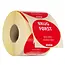HENDI Verwijderbare voedselveiligheidsstickers "EERST GEBRUIKEN" -  500 stuks 50 mm