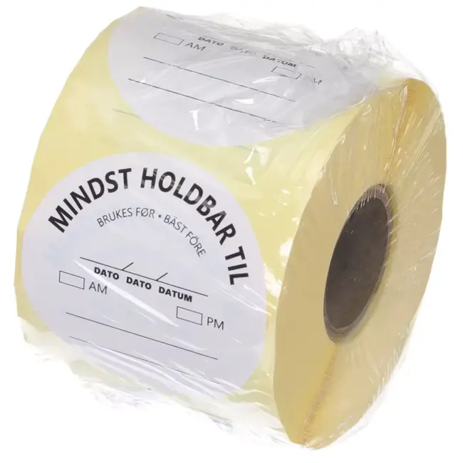 HENDI Verwijderbare voedselveiligheidsstickers "GEBRUIKEN TOT" - 500 stuks 50mm