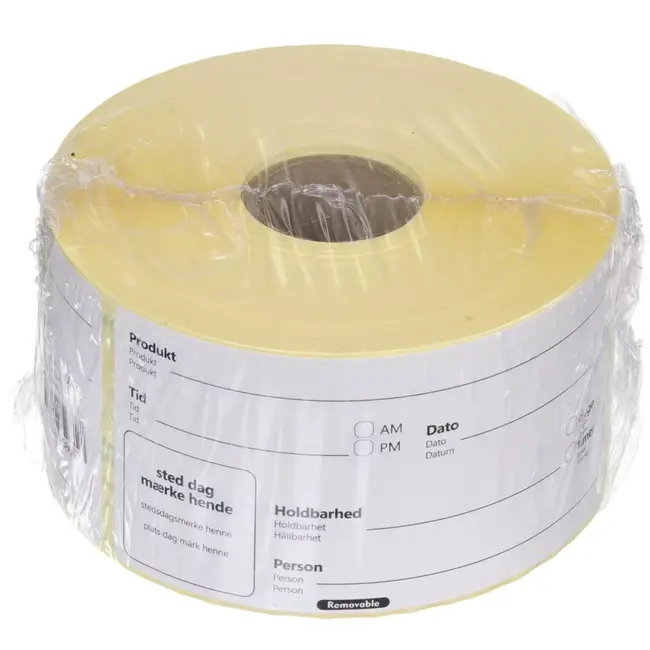 HENDI Verwijderbare houdbaarheidsstickers - 500 stuks 100x50mm