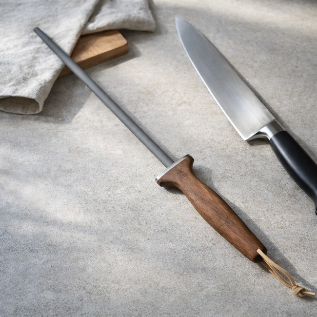 Robert Herder Slijpstaaf grijs met walnoothout handvat - Korrel 800/1000 JIS