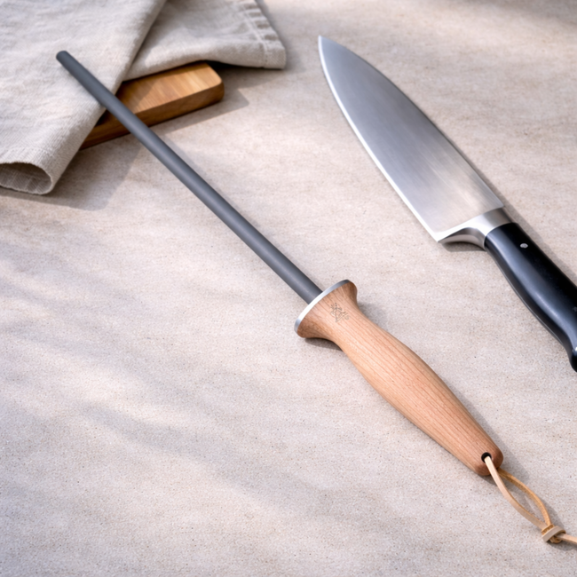 Robert Herder Slijpstaaf grijs met kersenhout handvat - Korrel 800/1000 JIS