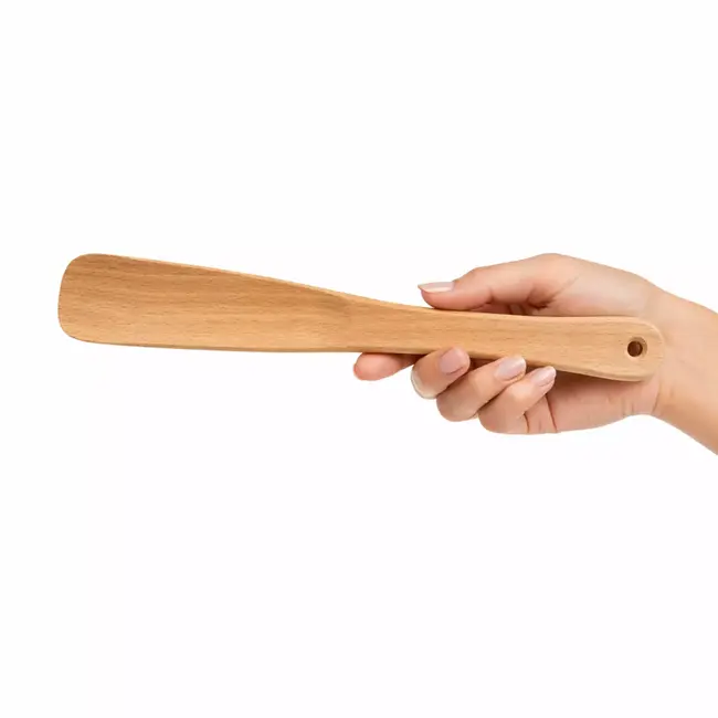 HOCHO Liora Schoenlepel hout 265 x 35 x 10 mm, naturel beukenhout voor snel en netjes schoenen aantrekken