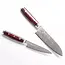 Yaxell Super Gou Messenset – Giftset – 2-delig – Universeelmes 12 cm & Santoku mes 16,5 cm – 161 Lagen Damaststaal – SG2 Staal – 63 HRC – Canvas-Micarta Heft