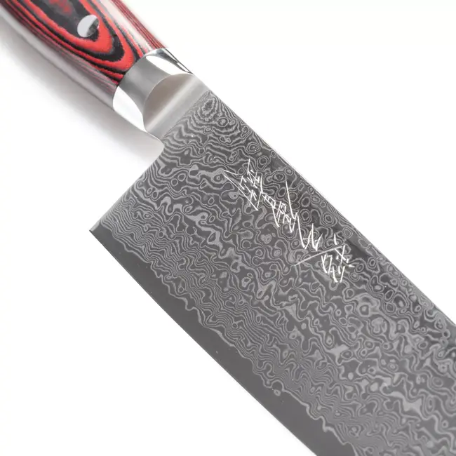 Yaxell Super Gou Messenset – 6-delig – Magnetisch Beukenhouten Messenblok met 5 Messen – 161 Lagen Damaststaal – SG2 Staal – 63 HRC – Canvas-Micarta Heft