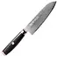 Yaxell Super Gou Ypsilon Santoku mes 16,5 cm – 193 Lagen Damaststaal – SG2 Staal – 63 HRC – Canvas-Micarta Heft – Japan