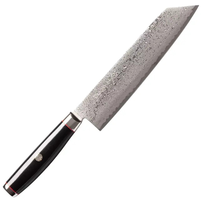Yaxell Super Gou Ypsilon Kiritsuke Koksmes 20 cm – 193 Lagen Damaststaal – SG2 Staal – 63 HRC – Canvas-Micarta Heft – Japan