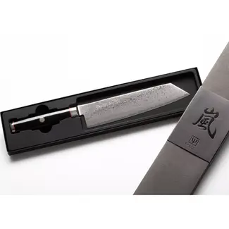 Yaxell Super Gou Ypsilon Kiritsuke Koksmes 20 cm – 193 Lagen Damaststaal – SG2 Staal – 63 HRC – Canvas-Micarta Heft – Japan