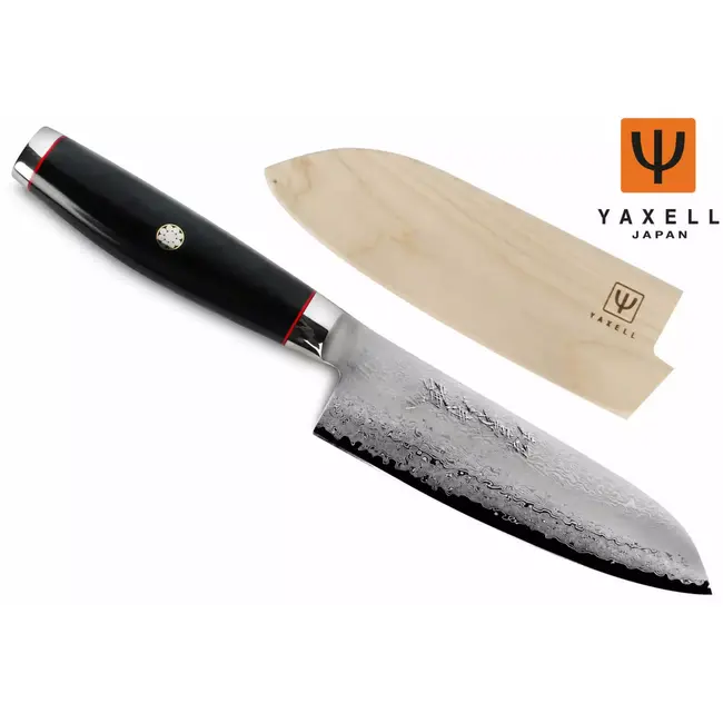 Yaxell Katana Mesbeschermer voor Santoku Mes 16,5 cm – Esdoornhout – Magnetische Schede