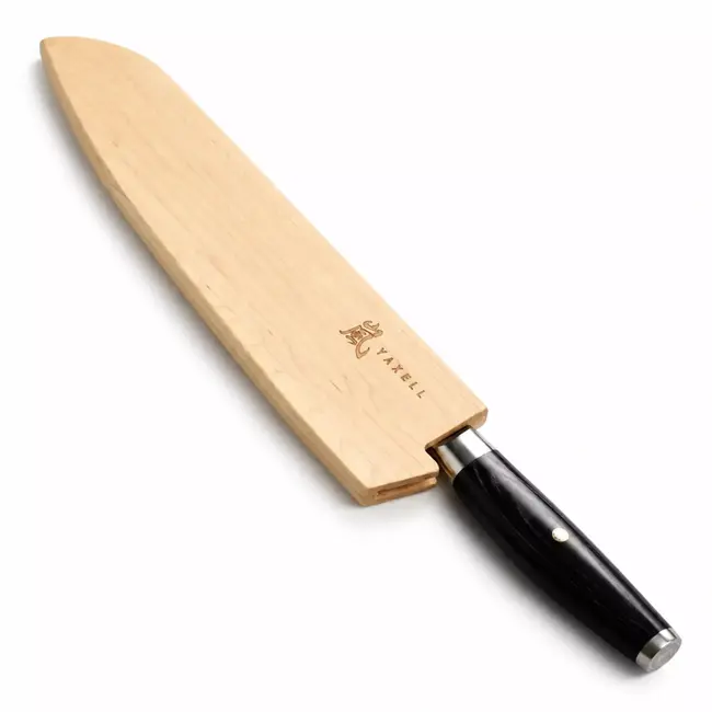 Yaxell Katana Mesbeschermer voor Koksmes 25,5 cm – Esdoornhout – Magnetische Schede