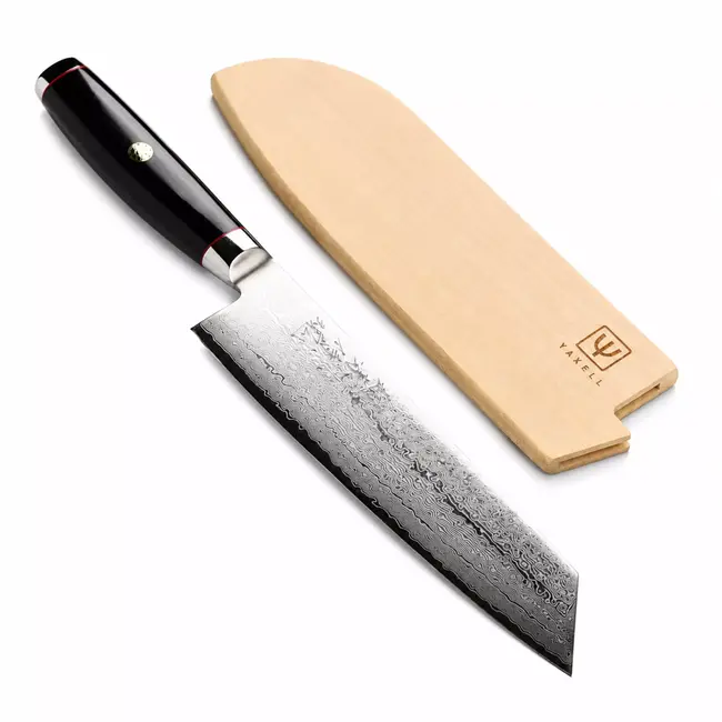 Yaxell Katana Mesbeschermer voor Kiritsuke Mes 20 cm – Esdoornhout – Magnetische Schede