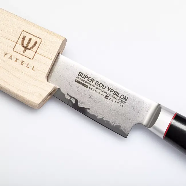 Yaxell Katana Mesbeschermer voor Universeelmes 12 cm – Esdoornhout – Magnetische Schede