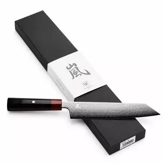 Yaxell Rei Kiritsuke mes 20 cm – 69 Lagen Damaststaal – VG10 Damaststaal – 61 HRC – Pakkahout Heft