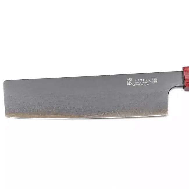 Yaxell Rei Nakiri mes 16,5 cm – 69 Lagen Damaststaal – VG10 Damaststaal – 61 HRC – Pakkahout Heft