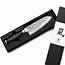 Yaxell Taishi Santoku Mes 16,5 cm – VG-10 Staal – Hardheid 61 HRC – Tsuchime Afwerking – Gehamerd Lemmet – Zwart Pakka Beukenhout Handvat