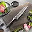 Yaxell Taishi Kiritsuke Koksmes 20 cm – VG-10 Staal – Hardheid 61 HRC – Tsuchime Afwerking – Gehamerd Lemmet – Zwart Pakka Beukenhout Handvat