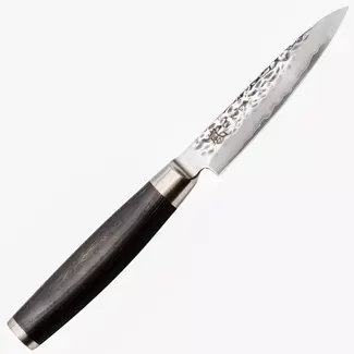Yaxell Taishi Schilmes 10 cm – VG-10 Staal – Hardheid 61 HRC – Tsuchime Afwerking – Gehamerd Lemmet – Zwart Pakka Beukenhout Handvat