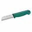 Solingen Schilmesje – RVS Glad – 16 cm met Blade Cover – Donker Groen