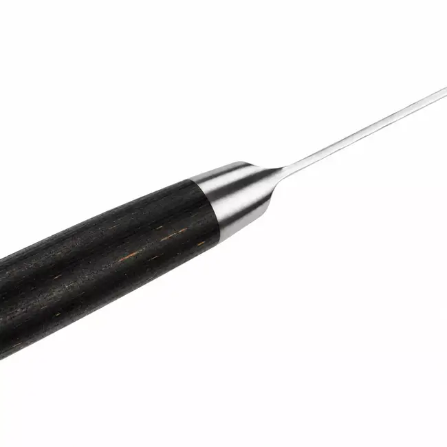 Yaxell Taishi Uitbeenmes 15 cm – VG-10 Staal – Hardheid 61 HRC – Tsuchime Afwerking – Gehamerd Lemmet – Zwart Pakka Beukenhout Handvat
