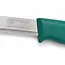 Solingen Schilmesje – RVS Glad – 16 cm met Blade Cover – Donker Groen – 10 Stuks