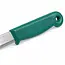 Solingen Schilmesje – RVS Glad – 16 cm met Blade Cover – Donker Groen – 10 Stuks