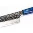 Yaxell BLUE BREEZE Santokumes – 16,5 cm – MOVAX Staal – Blauw Pakkahout – Japans Mes