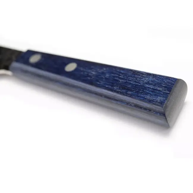 Yaxell BLUE BREEZE Universeelmes – 12 cm – MOVAX Staal – Gehamerde Afwerking – Blauw Pakkahout