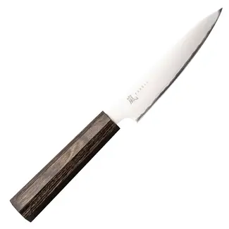 Yaxell Hana Universeelmes 12 cm – 3 Lagen Damaststaal – Movax Staal – Pakka Wood Heft