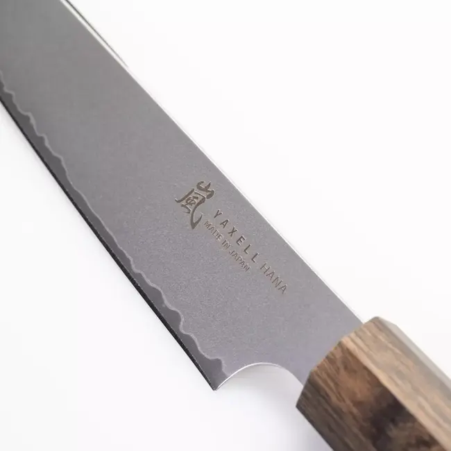 Yaxell Hana Vleesmes 15 cm – 3 Lagen Damaststaal – Movax Staal – Pakka Wood Heft
