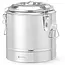 HENDI Geïsoleerde voedselcontainer 19 L zilver ø 350 x 400 mm