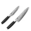 Yaxell Taishi – 2-delige Messenset – Koksmes 20 cm & Universeelmes 12 cm – VG-10 – Gehamerd Lemmet – Japans Design
