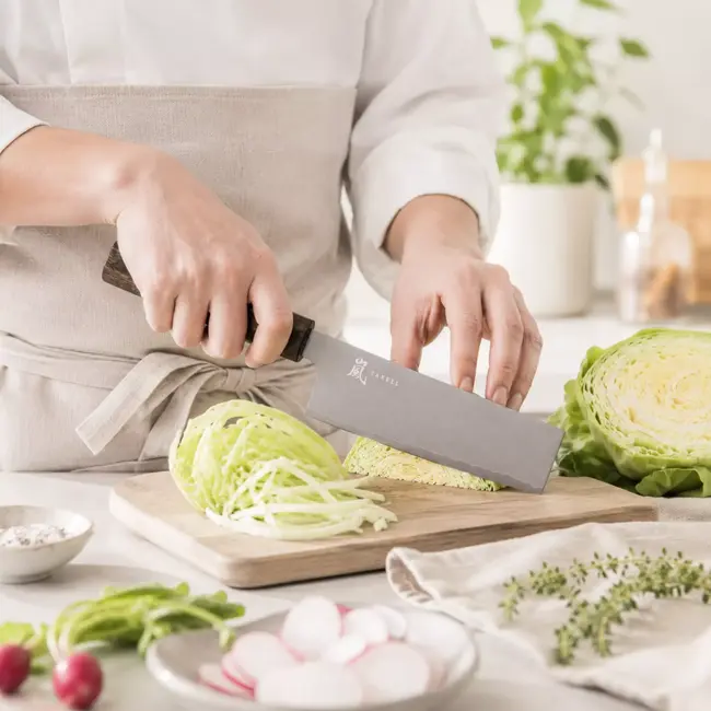 Yaxell Hana Nakiri 16,5 cm - MOVAX Staal 58 HRC - Japans Groentemes 