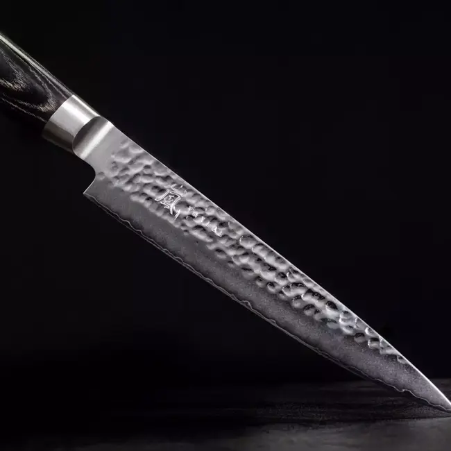 Yaxell Ketu Vleesmes 18 cm – SG2 Stalen Kern – Tsuchime Finish – Pakkahout Handvat