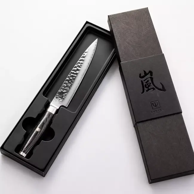 Yaxell Ketu Vleesmes 15 cm – SG2 Stalen Kern – Tsuchime Finish – Pakkahout Handvat