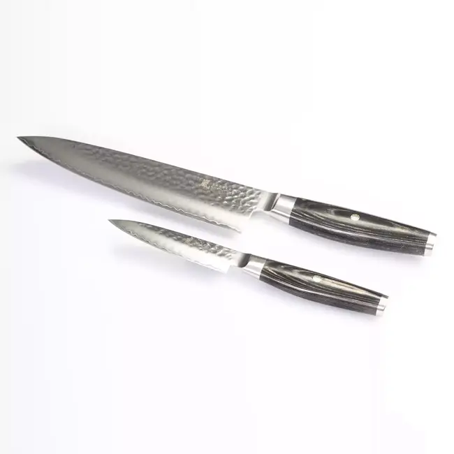Yaxell KETU – 2-delige Messenset – SG2 Staal – Koksmes 20 cm & Schilmes 10 cm – Tsuchime Finish