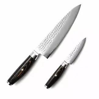 Yaxell KETU – 2-delige Messenset – SG2 Staal – Koksmes 20 cm & Schilmes 10 cm – Tsuchime Finish