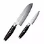 Yaxell KETU – 2-delige Messenset – Santokumes 16,5 cm & Schilmes 10 cm – SG2 Staal – Tsuchime Finish
