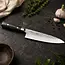 Yaxell Zen Koksmes 20 cm – 37 Lagen Damaststaal – Canvas-Micarta Heft