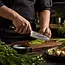 Yaxell Zen Santoku Koksmes 12,5 cm – 37 Lagen Damaststaal – Canvas-Micarta Heft