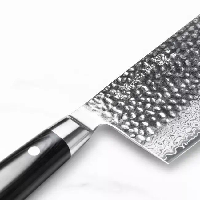 Yaxell Zen Chinees Koksmes 18 cm – 37 Lagen Damaststaal – Canvas-Micarta Heft