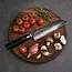 Yaxell Zen Kiritsuke Koksmes 20 cm – 37 Lagen Damaststaal – Canvas-Micarta Heft