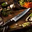 Yaxell Zen Koksmes 24 cm – 37 Lagen Damaststaal – Canvas-Micarta Heft