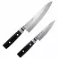 Yaxell Zen Messenset – 2-delig – Koksmes 20 cm en Universeelmes 12 cm – 37 Lagen Damaststaal – Canvas-Micarta Heft