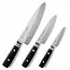 Yaxell Zen Messenset – 3-delig – Koksmes 20 cm, Universeel mes 12 cm en Schilmes 8 cm – 37 Lagen Damaststaal – Canvas-Micarta Heft