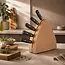 Yaxell Zen Messenset – 6-delig – Beukenhouten Messenblok met 5 Messen – 37 Lagen Damaststaal – Canvas-Micarta Heft