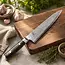 Yaxell Ran Koksmes 20 cm – 69 Lagen Damaststaal – VG10 Staal – 61 HRC – Canvas-Micarta Heft