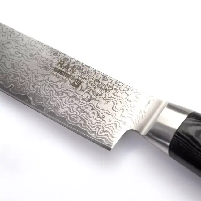 Yaxell Ran Hammes 23 cm – 69 Lagen Damaststaal – VG10 Staal – 61 HRC – Canvas-Micarta Heft