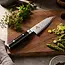 Yaxell Ran Santoku Koksmes 12,5 cm – 69 Lagen Damaststaal – VG10 Staal – 61 HRC – Canvas-Micarta Heft