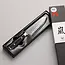 Yaxell Ran Santoku Koksmes 16,5cm met Kuiltjes – 69 Lagen Damaststaal – VG10 Staal – 61 HRC – Canvas-Micarta Heft