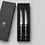 Yaxell Ran Steakmessenset – 2-delig – Giftset – 69 Lagen Damaststaal – VG10 Staal – 61 HRC – Canvas-Micarta Heft